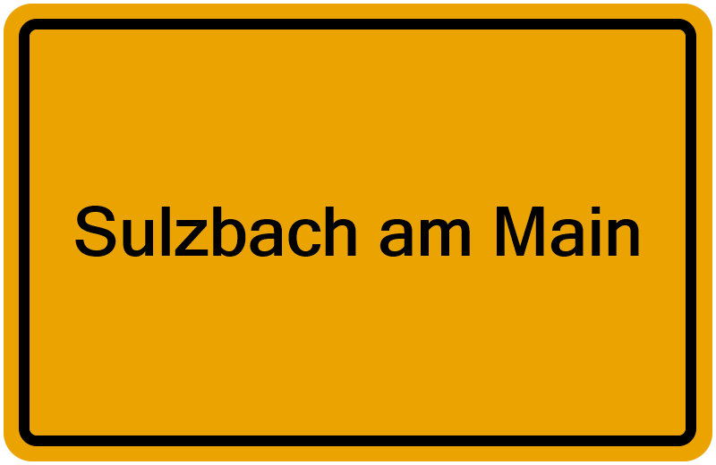 Handelsregister Sulzbach am Main